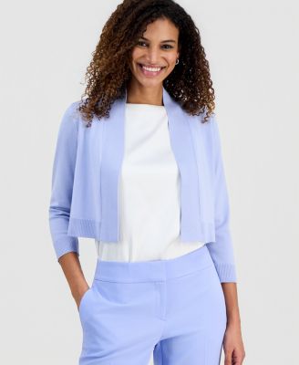 Kasper - Petite Open Front Cropped Shrug