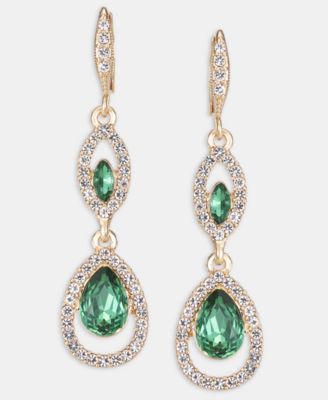 Givenchy - Multi-Stone Double Drop Earrings