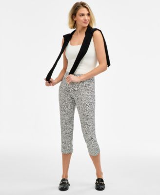 JM Collection - Women's Printed Capri Pants