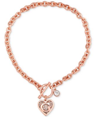 GUESS - Logo Link Pendant Necklace