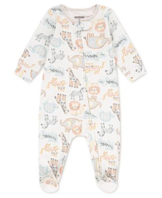 Baby Boys' Crewneck Footed Coverall image
