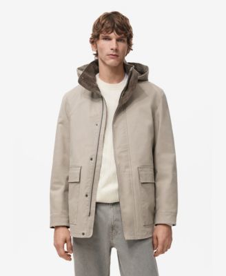 MANGO - Men's Detachable Inner Hood Parka