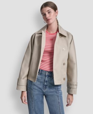 DKNY Jeans - Petite Long-Sleeve Single-Breasted Jacket