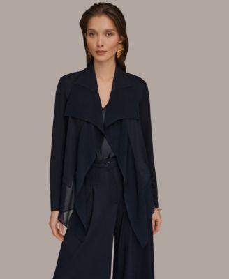 Donna Karan New York - Women's Ruffle Front Jacket