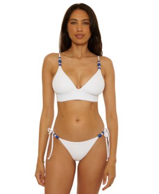 Becca - Women's Modern Edge Rib Banded Bikini Top