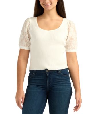 BCX - Women's Sweetheart Neck Pull-On Sweater