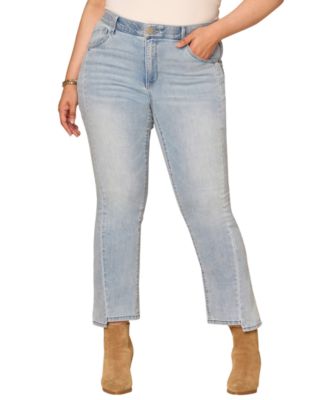 Democracy - Plus Size Skyrise Barely Boot Cut Jeans