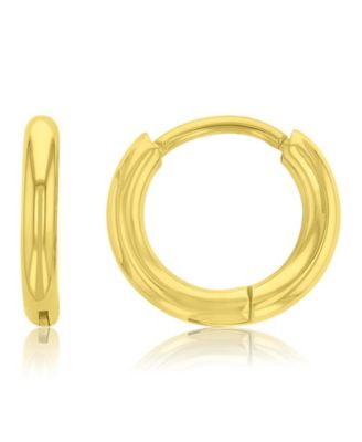 Roxy - Waterproof Yellow 11mm Huggie Earrings