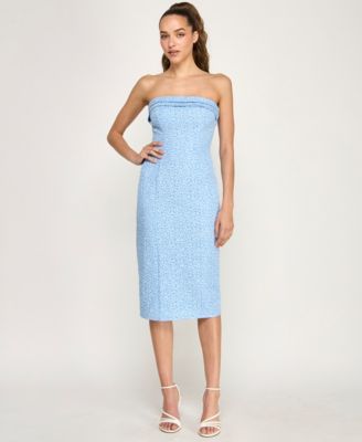 B Darlin - Women's Strapless Midi Dress