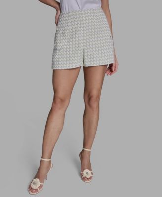 BCBG - Women's Mid Rise Pull-On Tweed Shorts