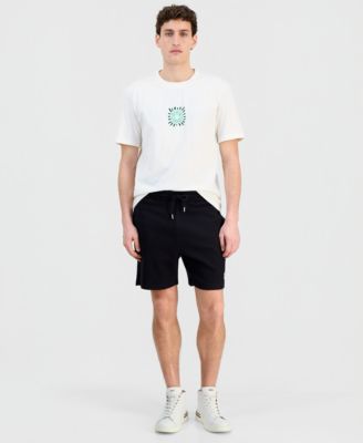 Hugo Boss - Men's Waffle Jersey 7.9" Drawstring Shorts