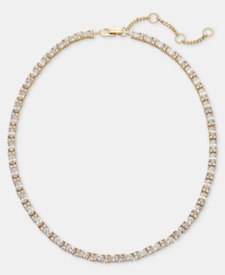 Givenchy - Cubic Zirconia Collar Necklace, 16" + 3" extender