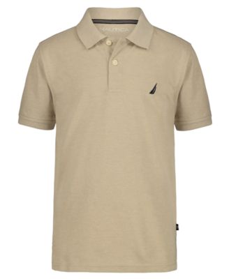 Nautica - Boys' 8-18 Anchor Solid Button-Front Polo Shirt