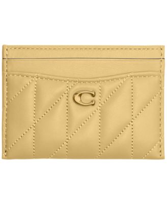 COACH - Essential Quilted Pillow Leather Card Case