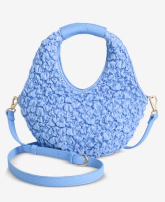 On 34th - Alyii Ruched Stripe Top Handle