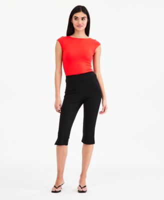 Bar III - Women's Pull-On Capri Pants