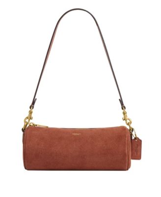 COACH - Suede Small Barrel Bag