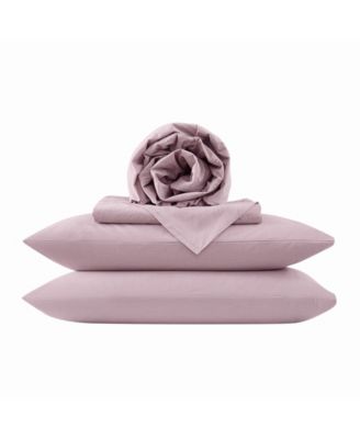 Dusted Denim CVC 200 Thread Count 4-Pc. Sheet Set, Queen image