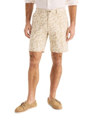 Nautica - Men's Regular Fit Printed Deck Short
