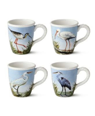 Coastal Birds Mugs, Set of 4 image