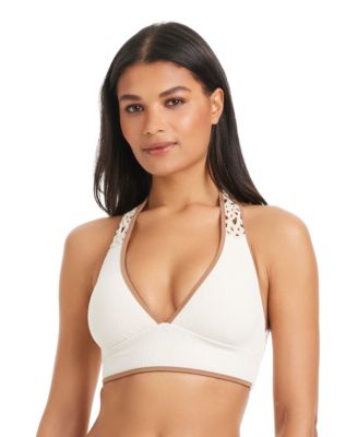 Sanctuary - Women's V-Neck Bikini Halter Top