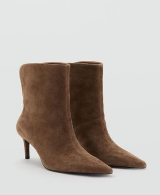 MANGO - Women's Pointed Toe Ankle Boots