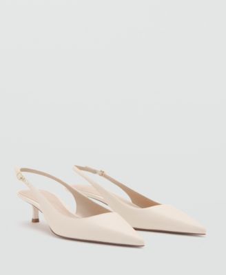 MANGO - Women's Kitten-Heel Pointed Shoes