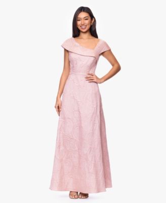 XSCAPE - Women's Asymmetrical Neck Ball Gown