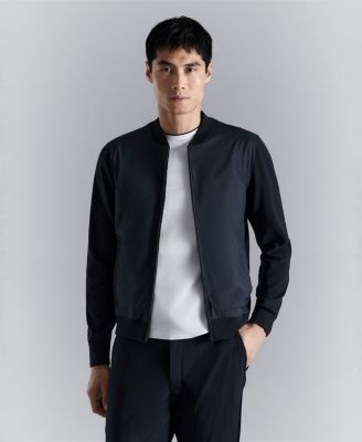 MANGO - Men's Combined Knit Bomber Jacket