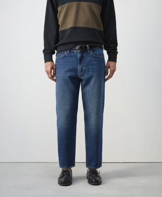 MANGO - Men's Sammy Cropped Carrot-Fit Jeans