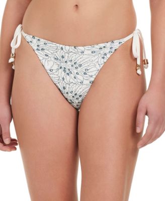 Women's Embroidered Tie-Side Bikini Bottom image