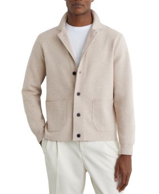 REISS - Men's Collared Button-Through Cardigan