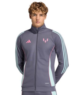 adidas - Men's Slim Fit Messi Long-Sleeve Jacket