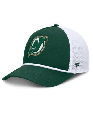 Fanatics - Men's Green/White New Jersey Devils Bermuda A-Frame Adjustable Hat