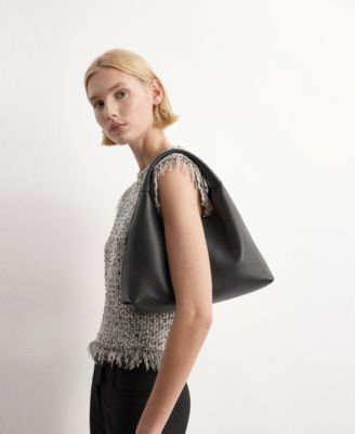 MANGO - Women's Fringe Trim Top