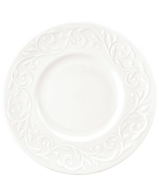 Dinnerware, Set of 4 Opal Innocence Carved Dessert Plates image