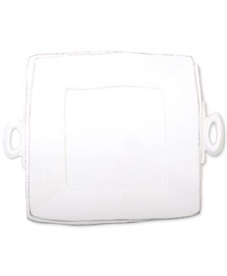 Lastra Collection Handled Square Platter  image