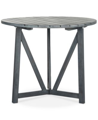 Safavieh - Gaymore Outdoor Round Side Table, Quick Ship