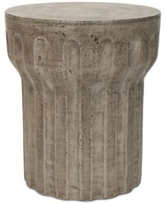 Safavieh - Petell Outdoor Accent Table, Quick Ship