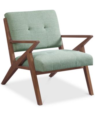 INK+IVY - Rocket Upholstered Angled Wood Frame Arm Chair