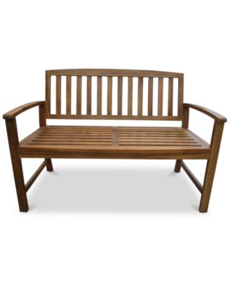 Noble House - Tennon Acacia Bench, Quick Ship