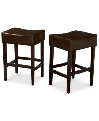Noble House - Dawken Backless Bar Stool (Set of 2), Quick Ship