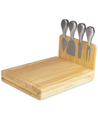 Toscana® by Asiago Rubberwood Cheese Board & Tools Set image