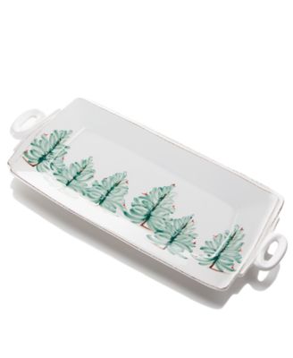Lastra Holiday Handled Rectangular Platter image