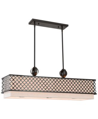 Livex - Arabesque 9-Light Linear Chandelier