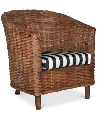 Safavieh - Manson Barrel Accent Chair, Quick Ship