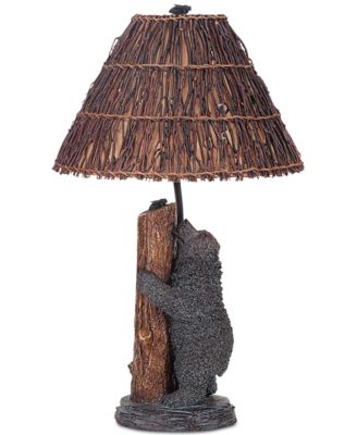 Cal Lighting - 150W Resin Bear/Honey Bee Table Lamp