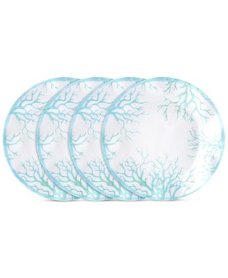 Q Squared - Captiva 4-Pc. Melamine 10.5" Dinner Plate Set