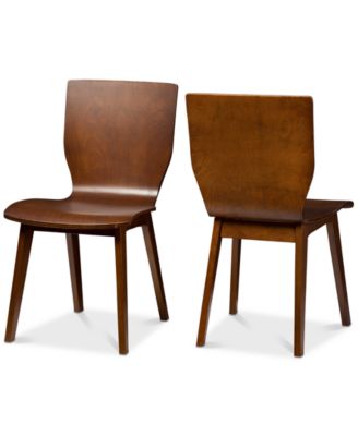 Baxton Studio - Thais Dining Chair (Set of 2), Quick Ship