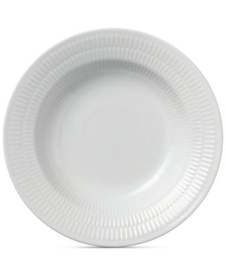 White Fluted Rim Soup Bowl image